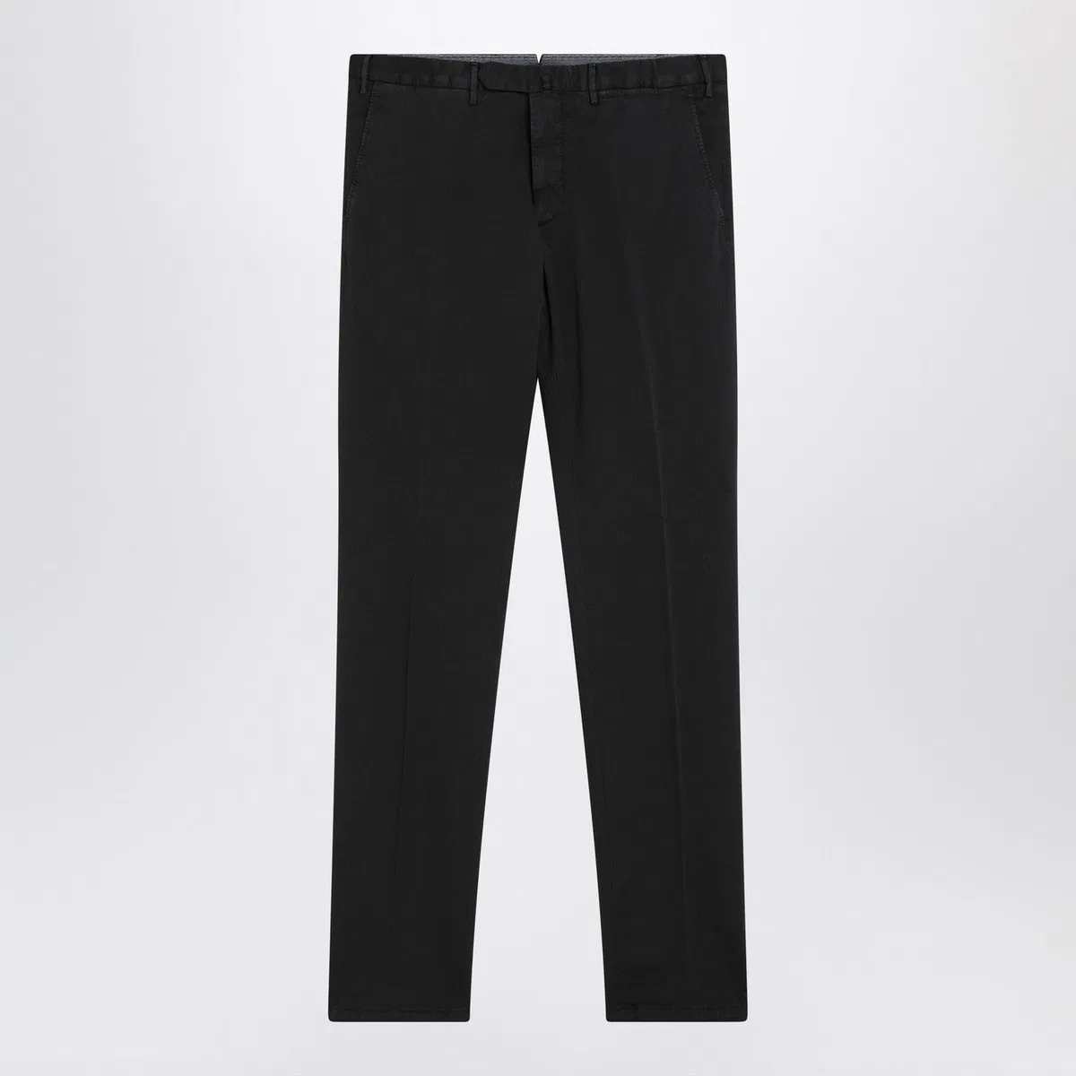 Santaniello Black Trousers In Cotton