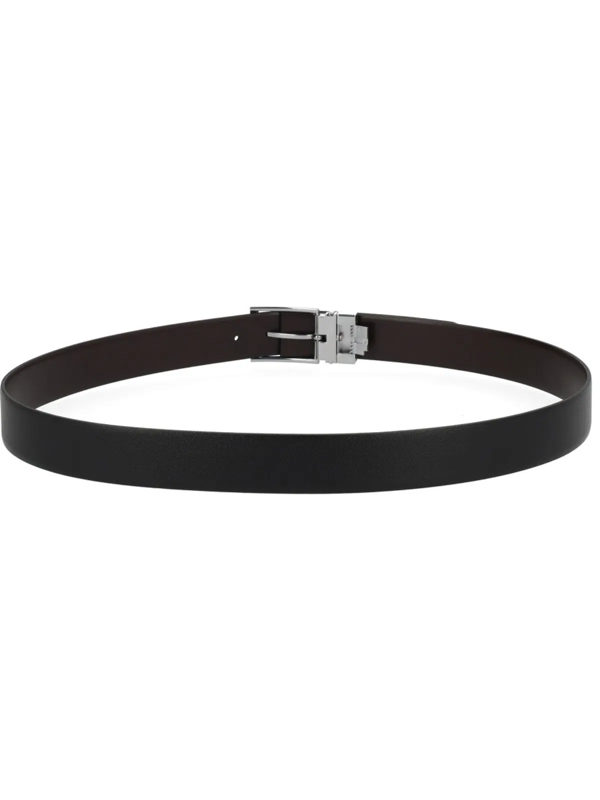 Boss Black Leather Belt