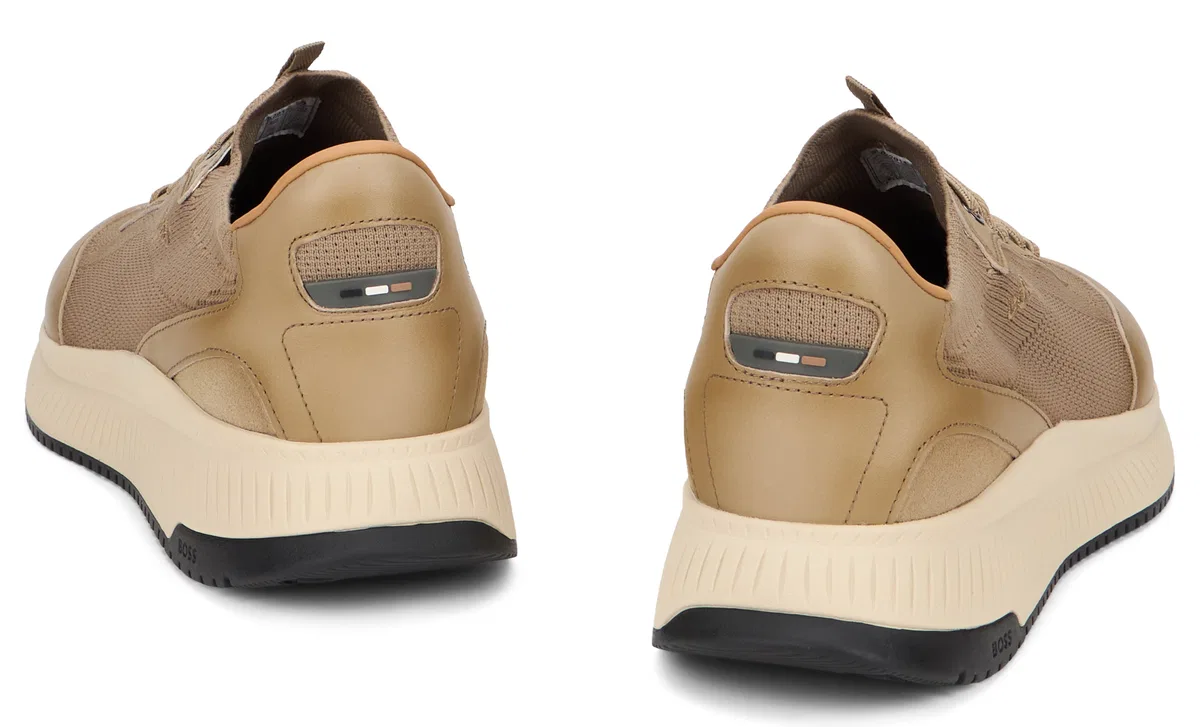 Boss Low Sneakers With Mesh Upper
