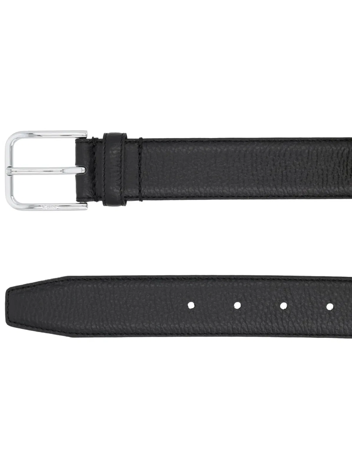 Boss Black Cow Skin Belt