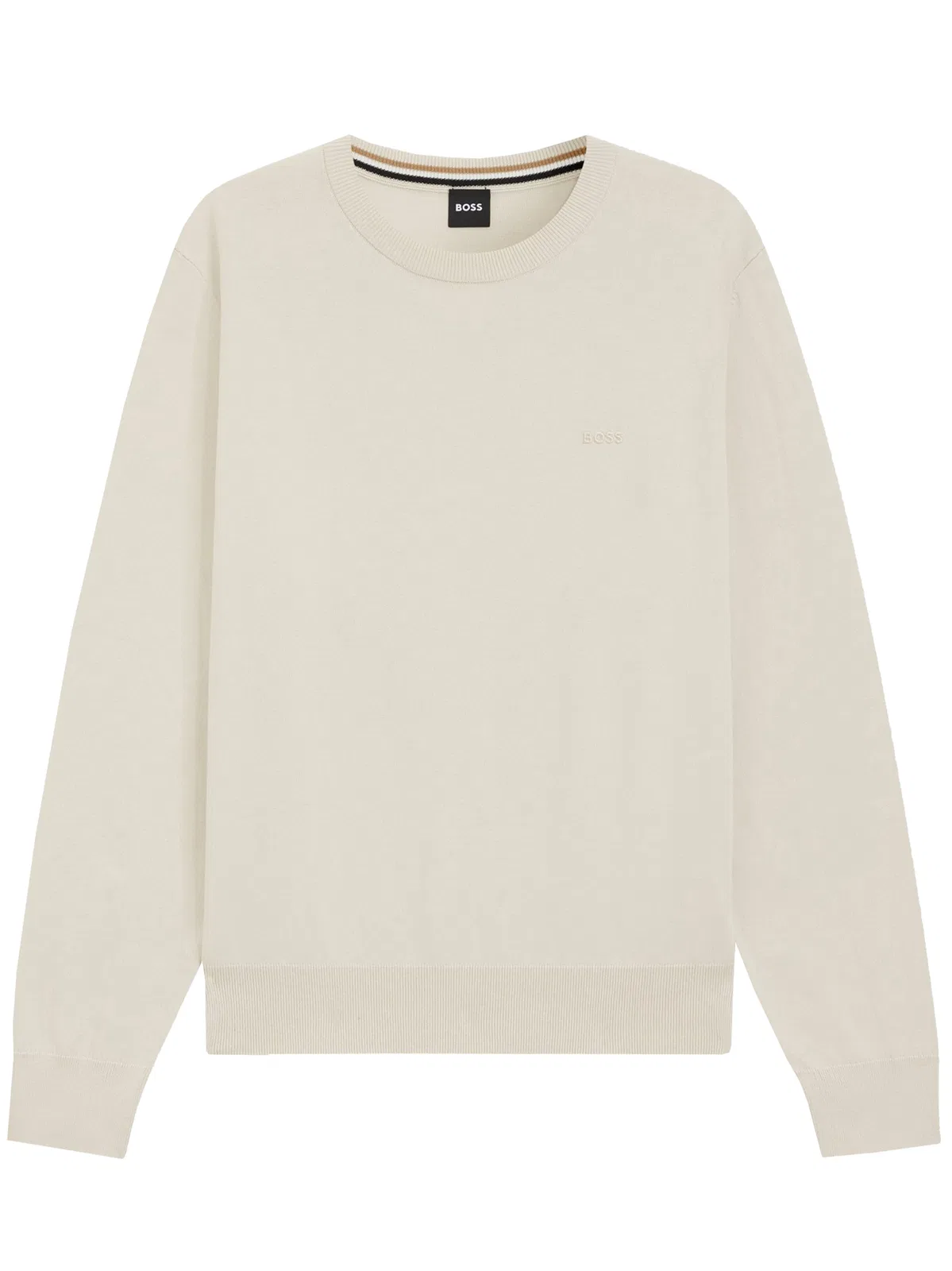 Hugo Boss White Cotton Sweatshirts