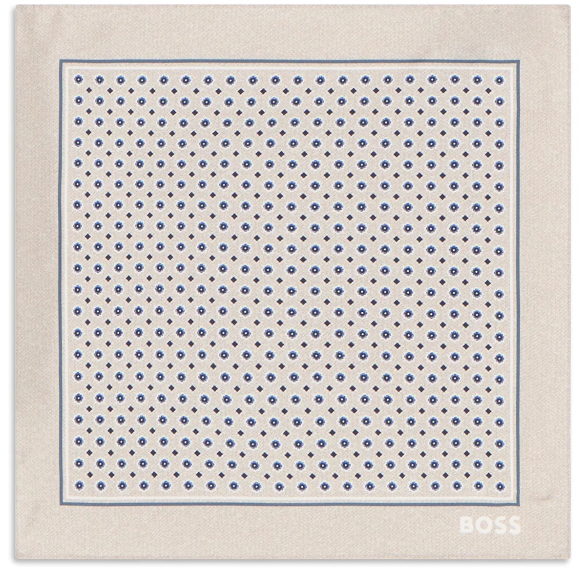 Boss Silk Pouch With Print And Logo