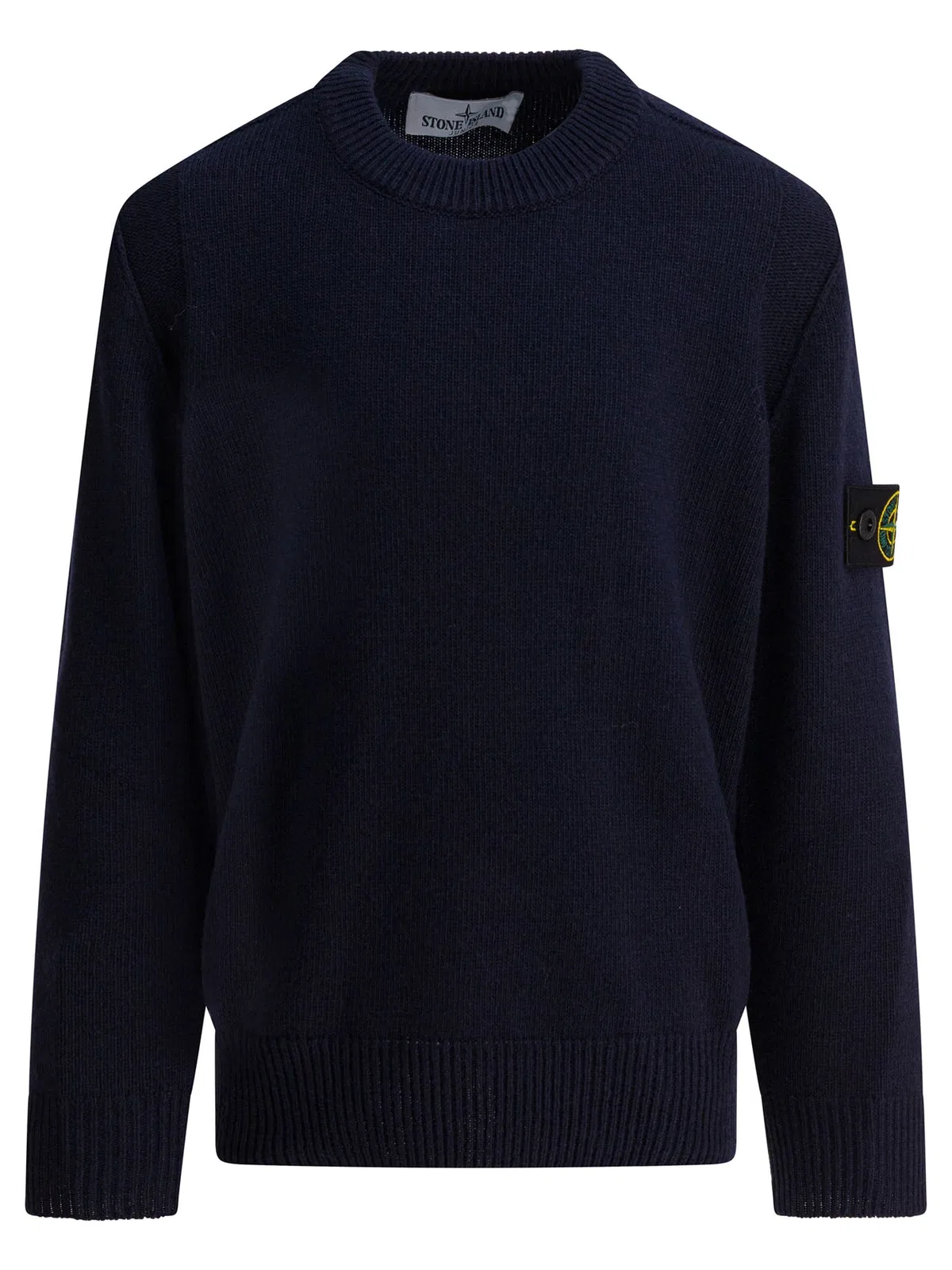 Stone Island Kids Blue Cashmere Knitwear