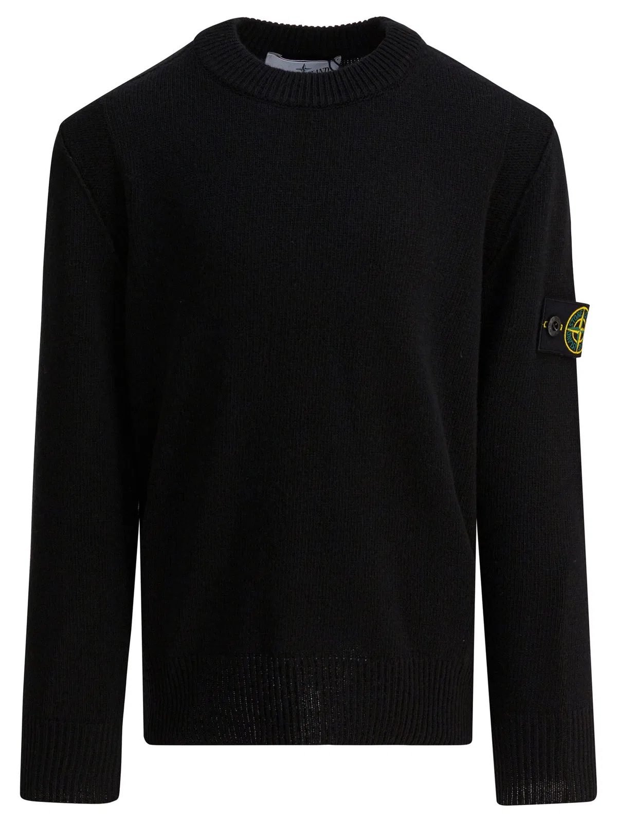 Stone Island Kids Black Cashmere Knitwear