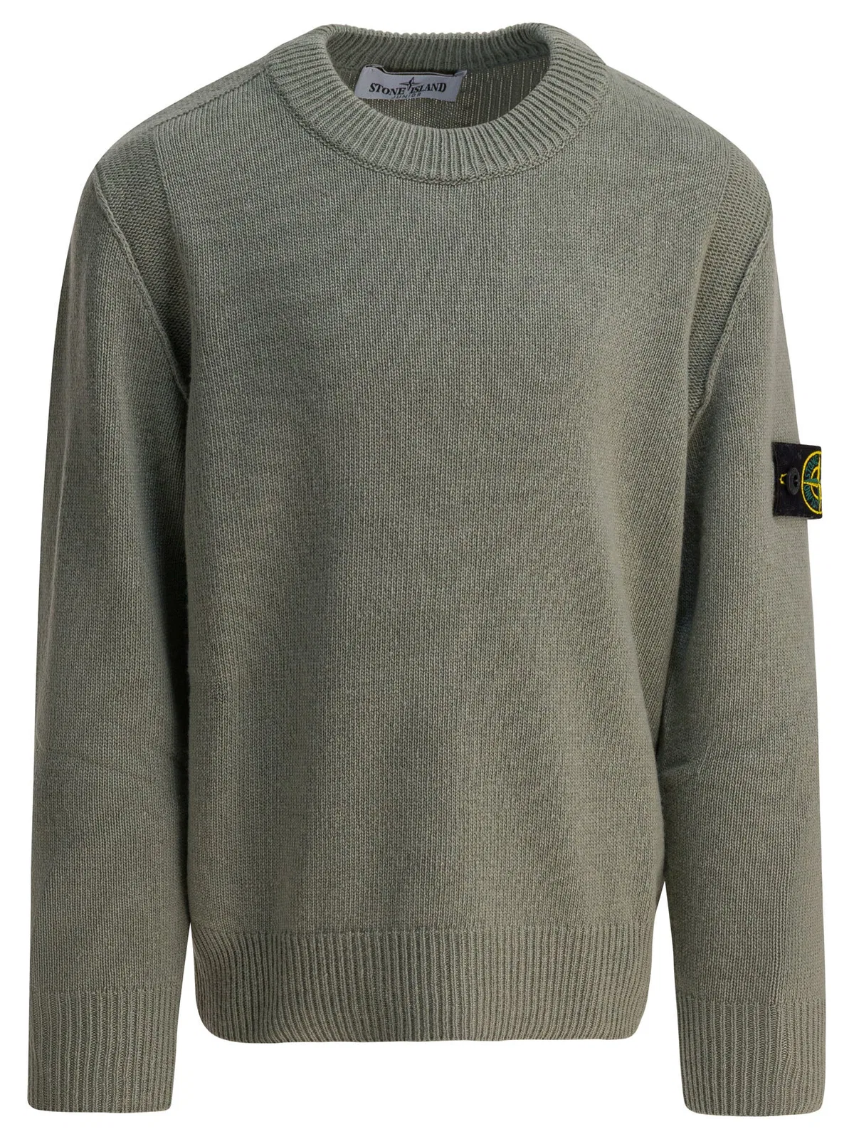 Stone Island Kids Green Cashmere Knitwear
