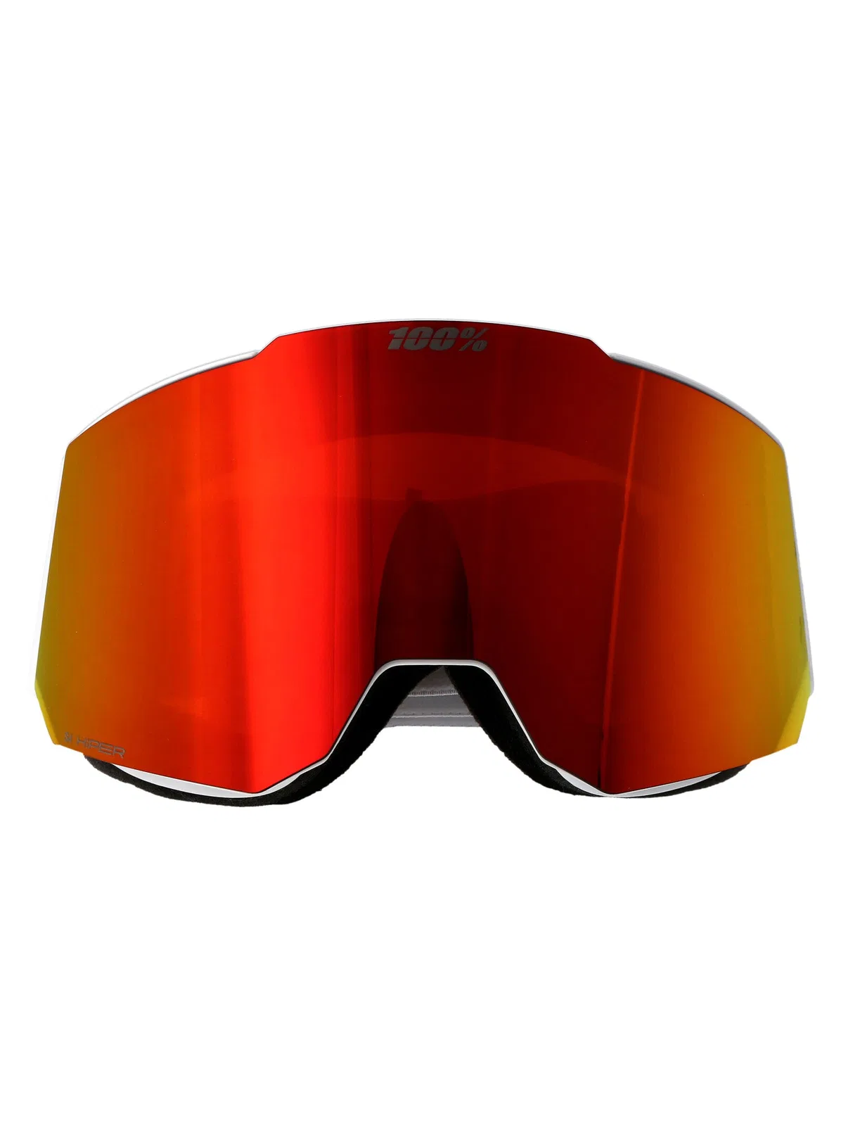 100% White / Red Acetate Sunglasses