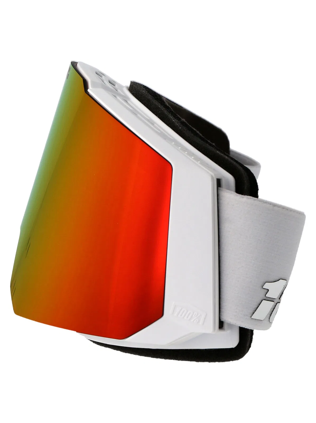 100% White / Red Acetate Sunglasses