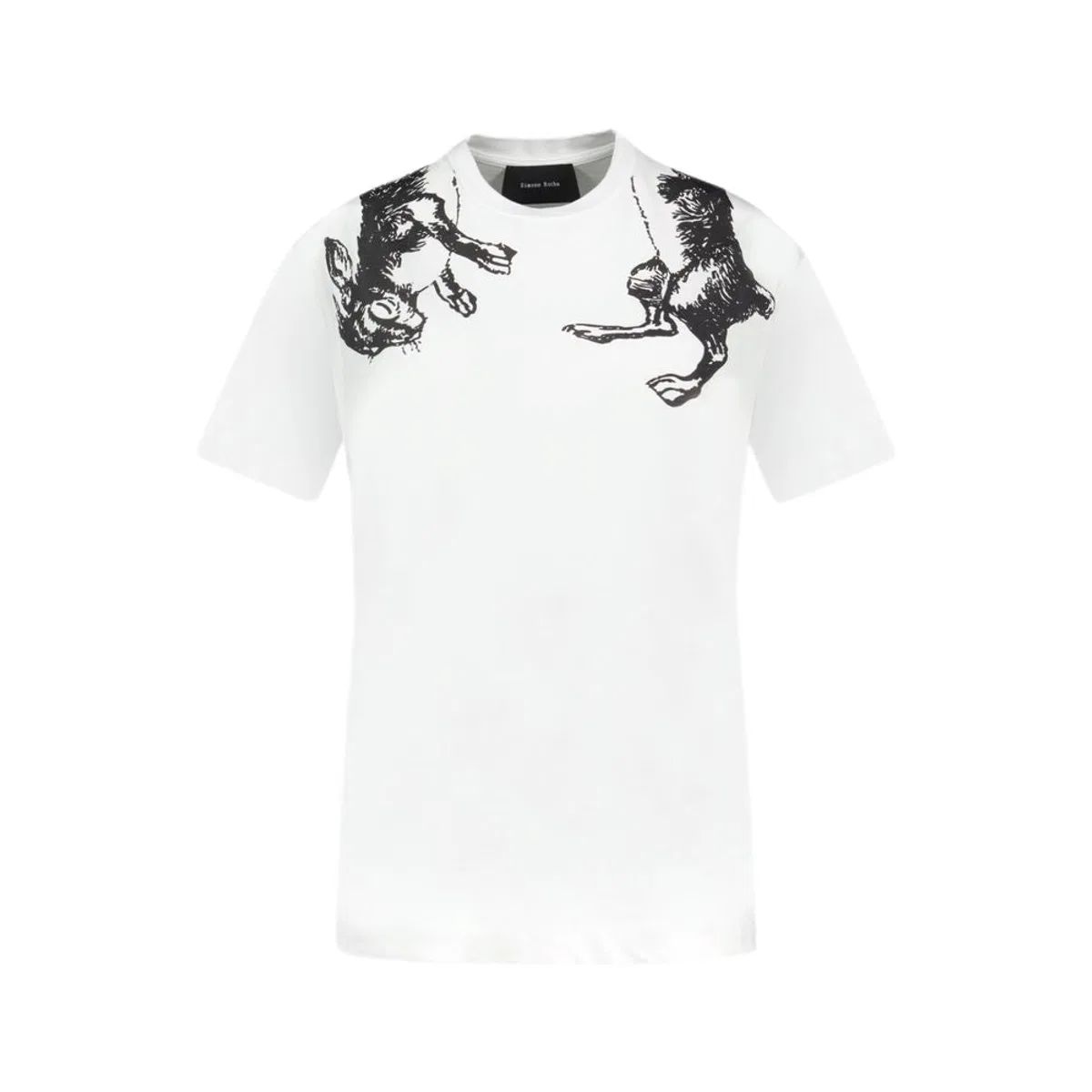 Simone Rocha Hare Illustration T Shirt
