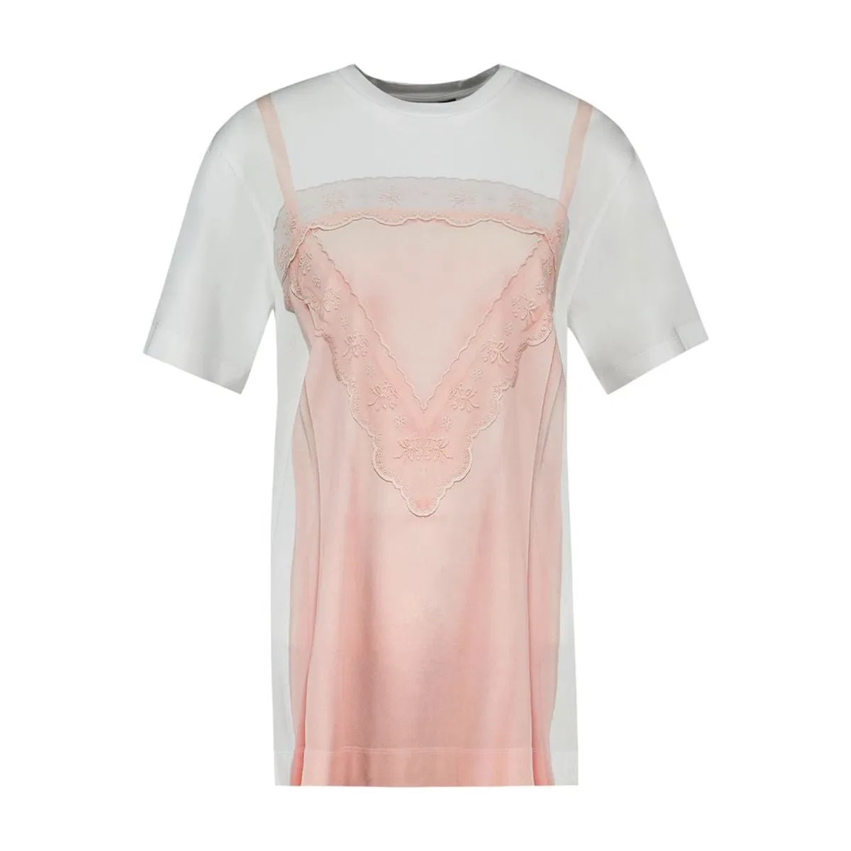 Simone Rocha Slip Dress Trompe L'oeil T-Shirt
