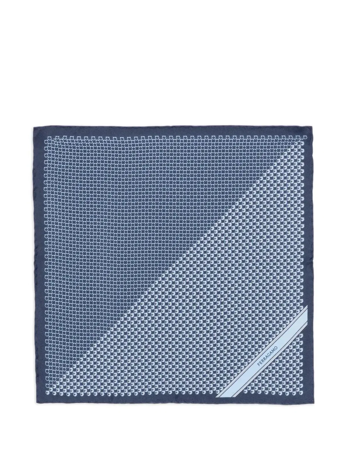 Ferragamo Brio Silk Pocket Square