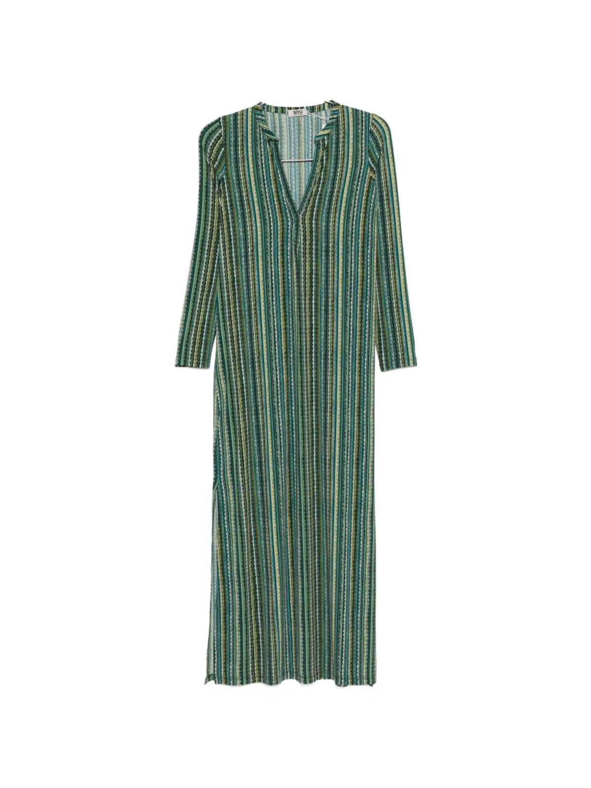 Siyu Baez V-Neck Maxi Dress