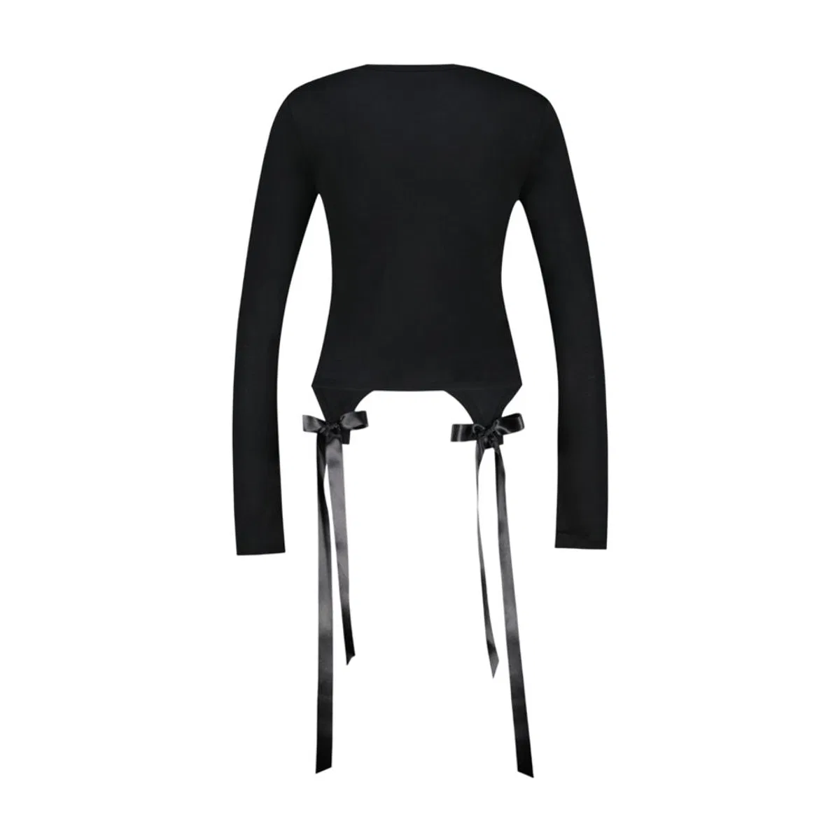 Simone Rocha Bow Tail Easy Long Sleeve T-Shirt