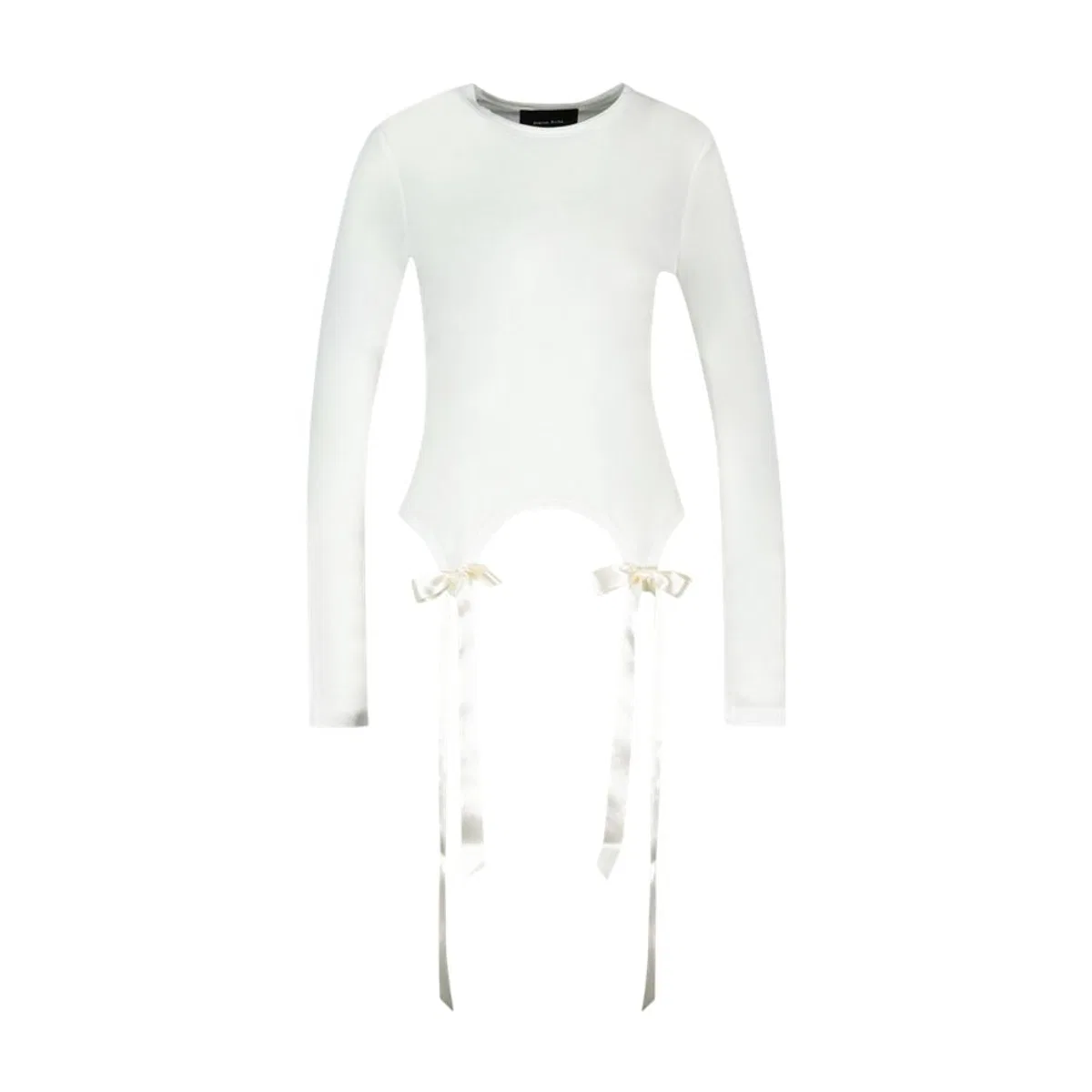 Simone Rocha Bow Tail Easy Long Sleeve T-Shirt