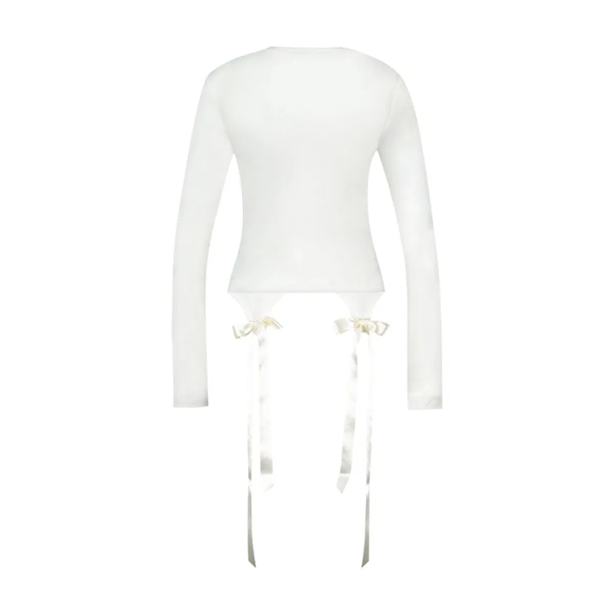 Simone Rocha Bow Tail Easy Long Sleeve T-Shirt