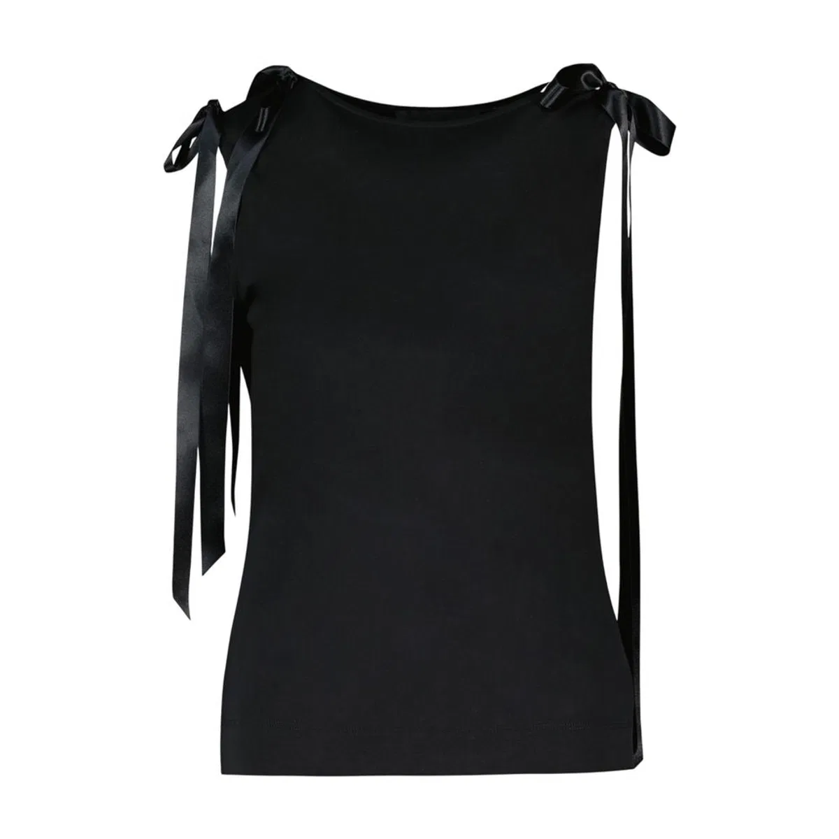 Simone Rocha Bow Ribbon Tail Tank Top