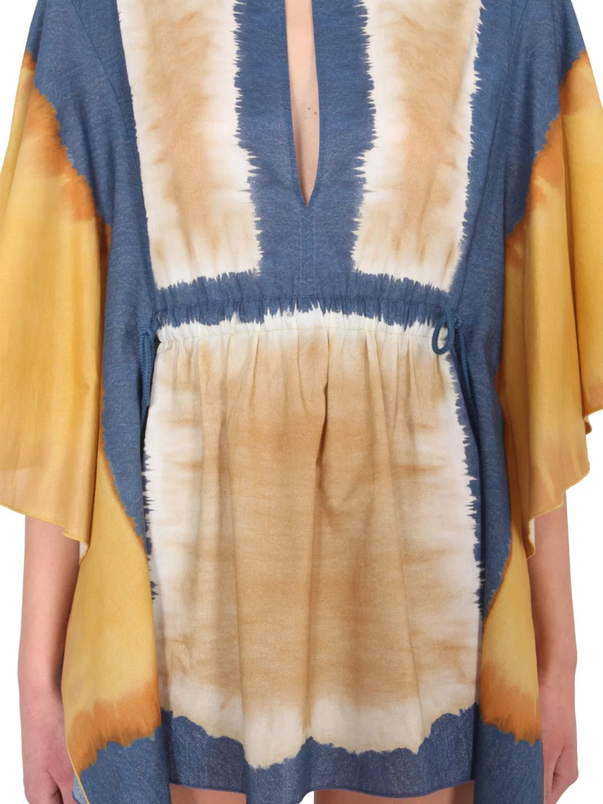Alberta Ferreti Tie Dye Print Caftan