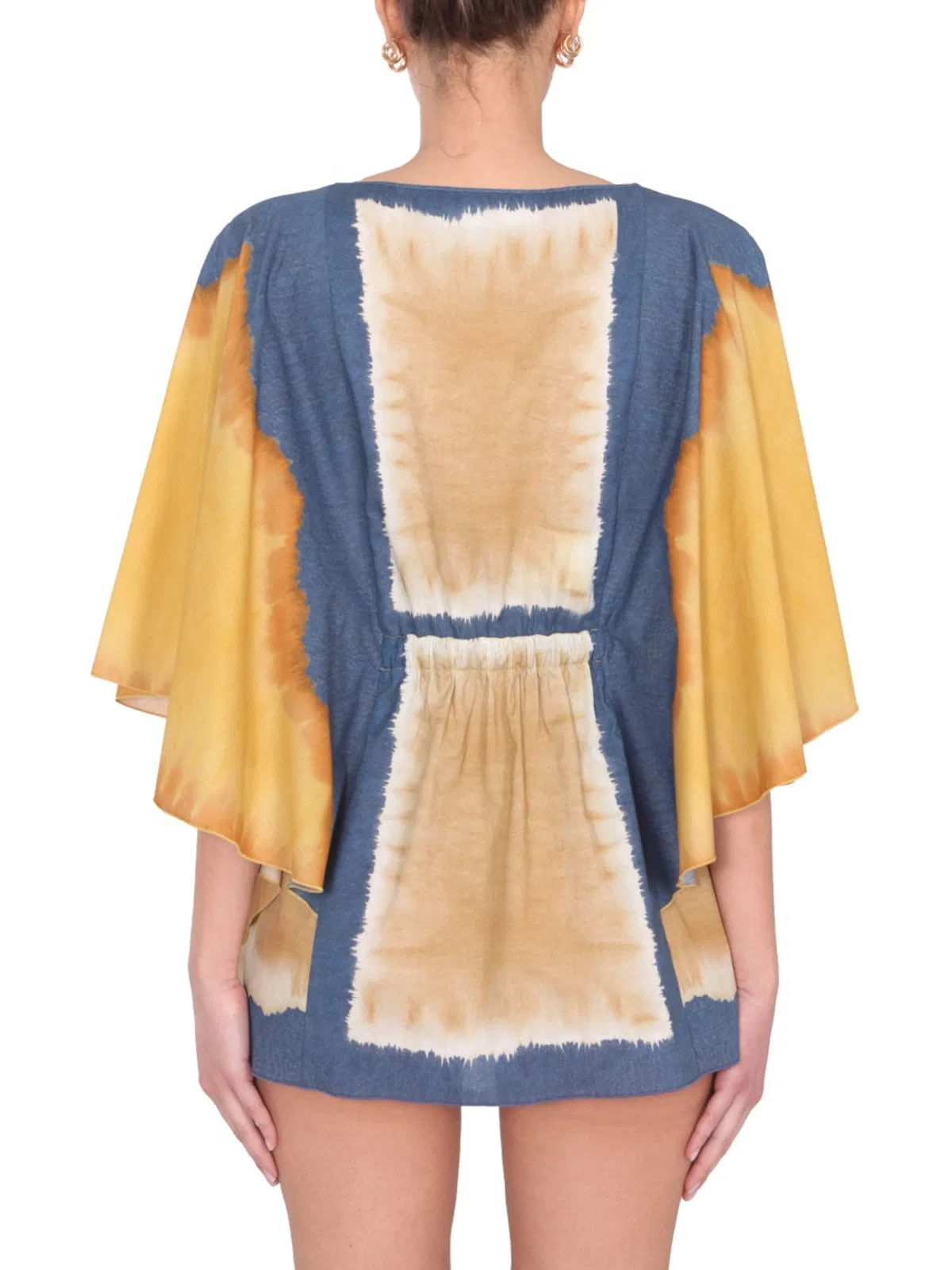 Alberta Ferreti Tie Dye Print Caftan