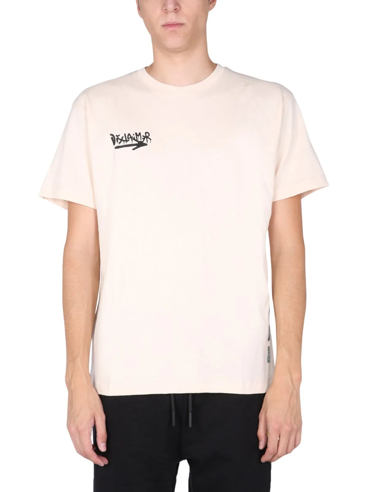 Disclaimer T-Shirt With Screen Print