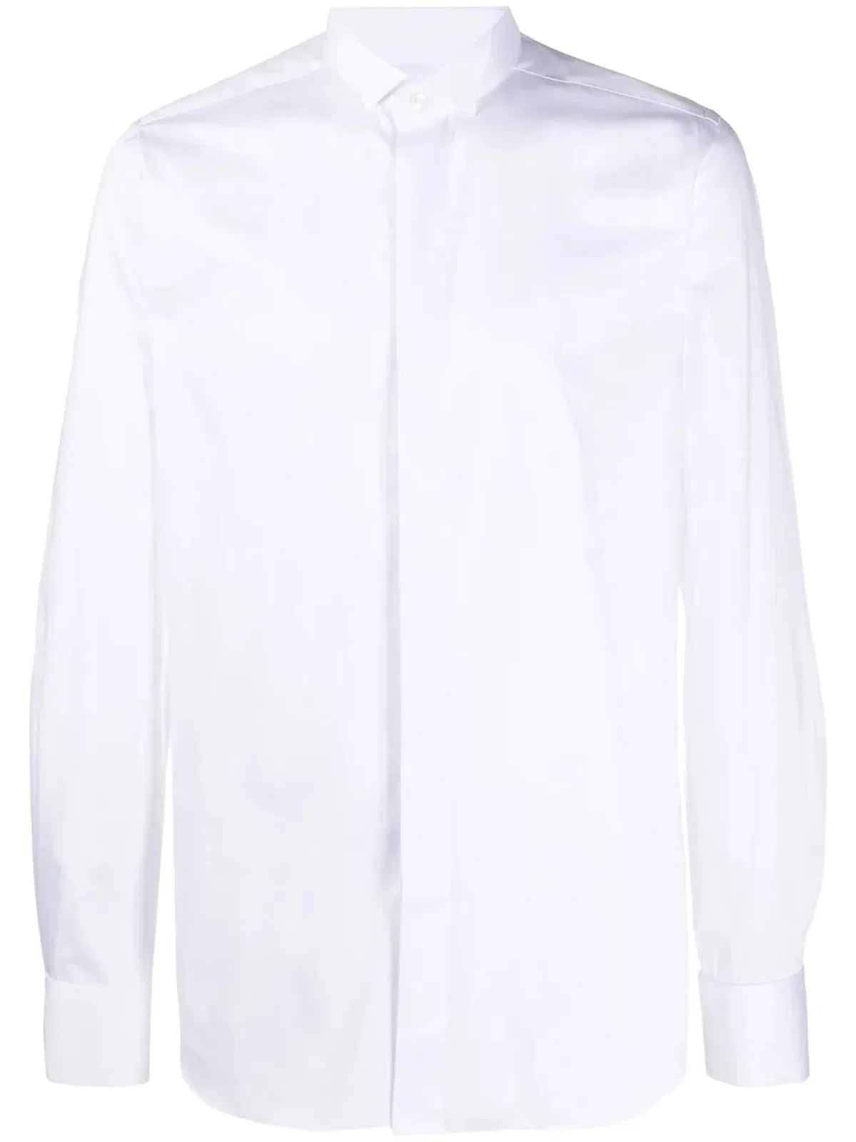 Xacus White Cotton Shirt