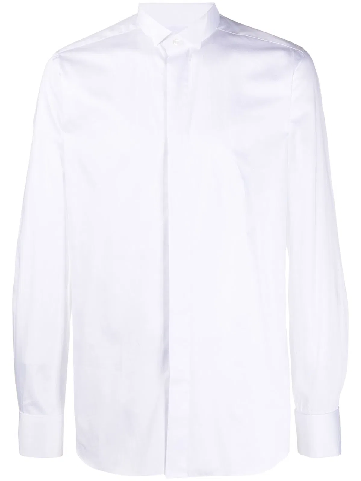 Xacus White Cotton Shirt
