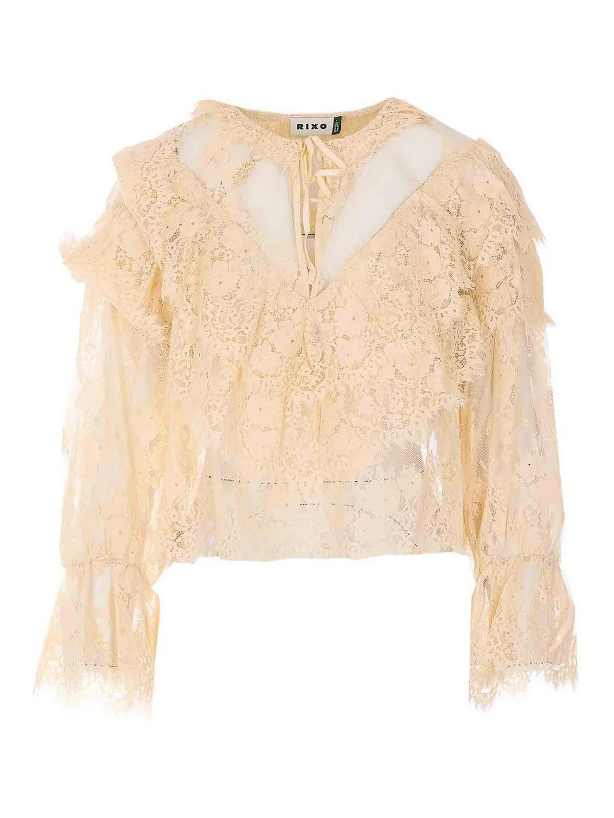Rixo Vintage Cream Faryn Top Vintage