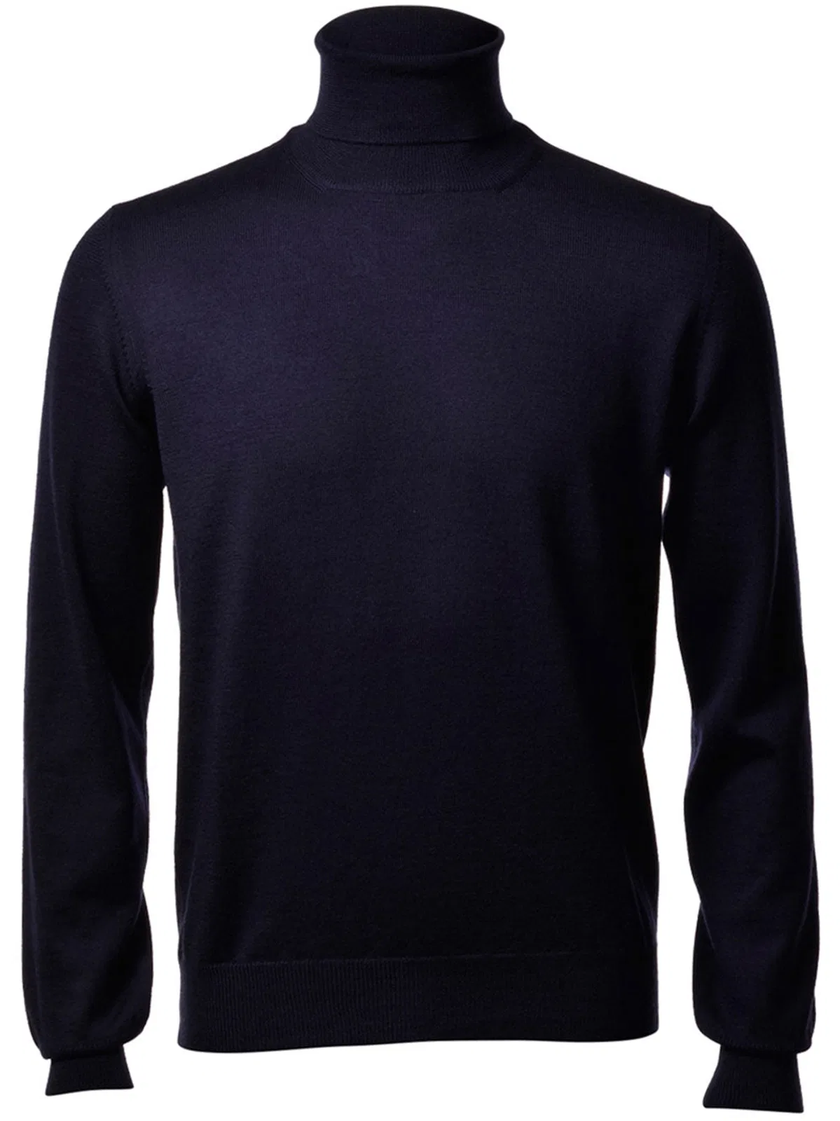 Gran Sasso Blue Wool Cyclist Sweater