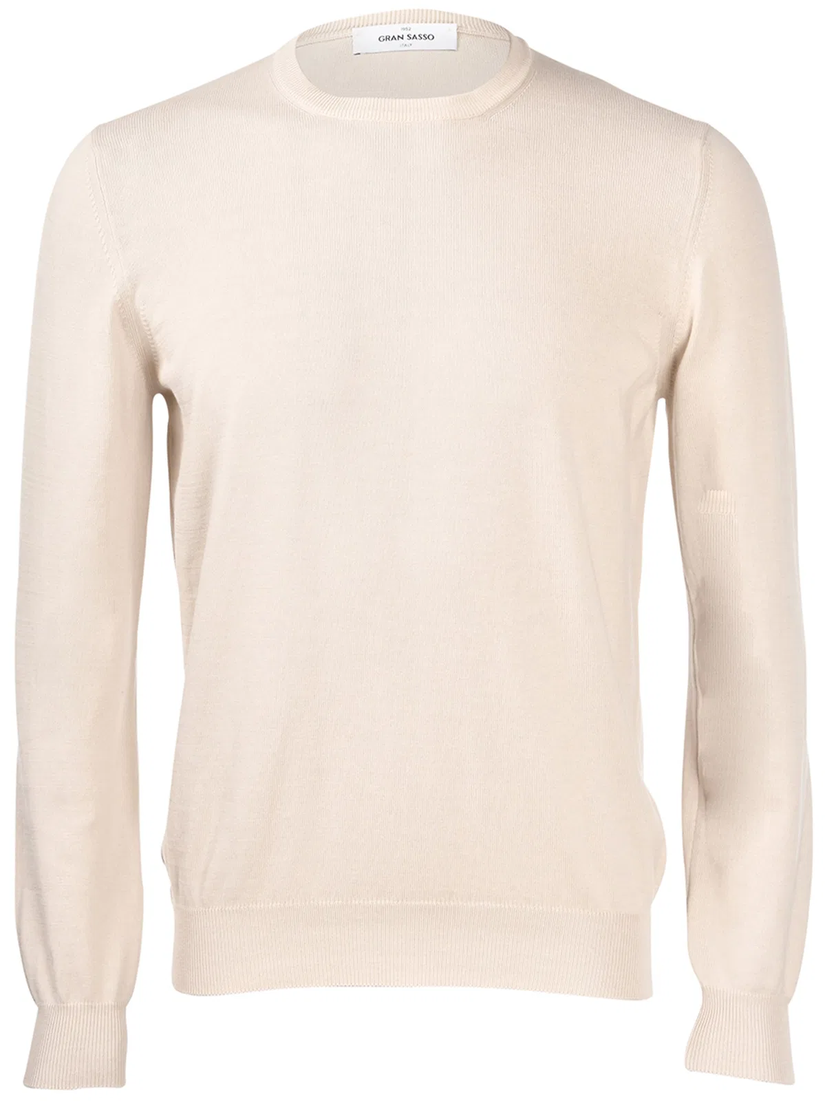 Gran Sasso Brown Cotton Crewneck
