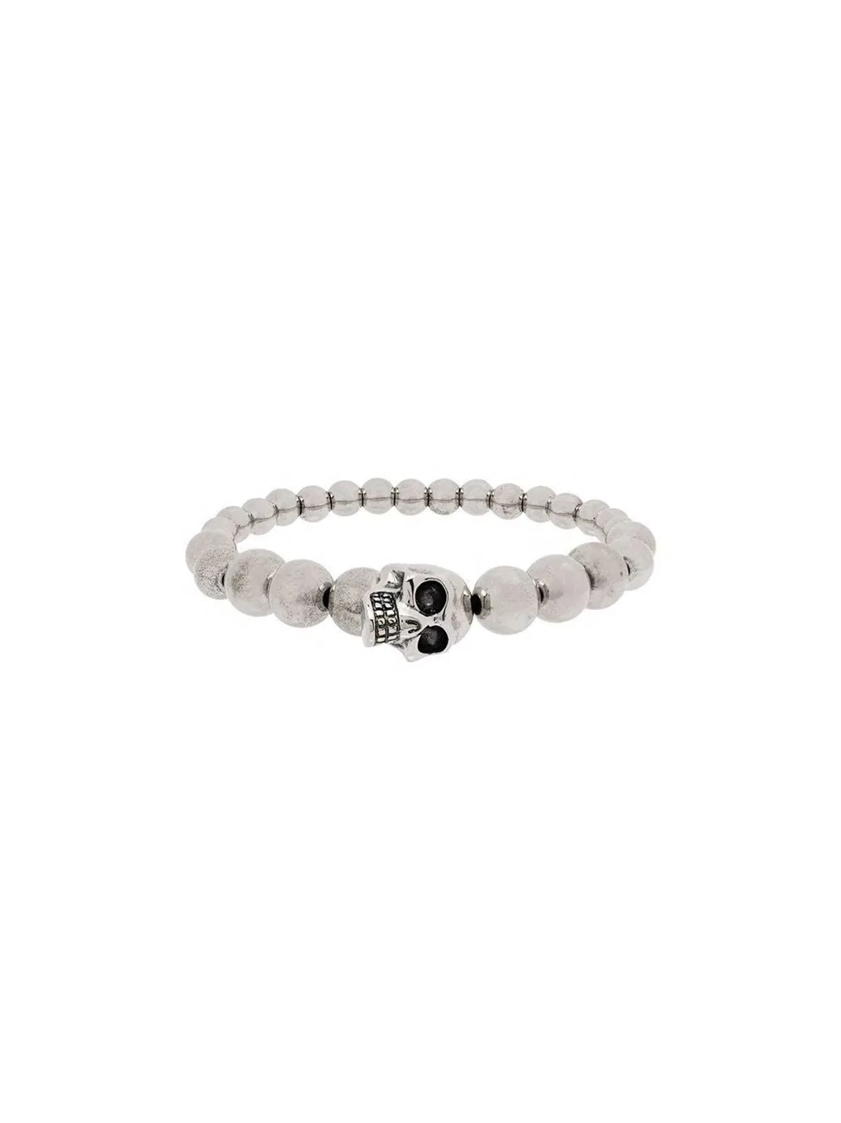 Alexander Mcqueen Silver Metal Bracelet