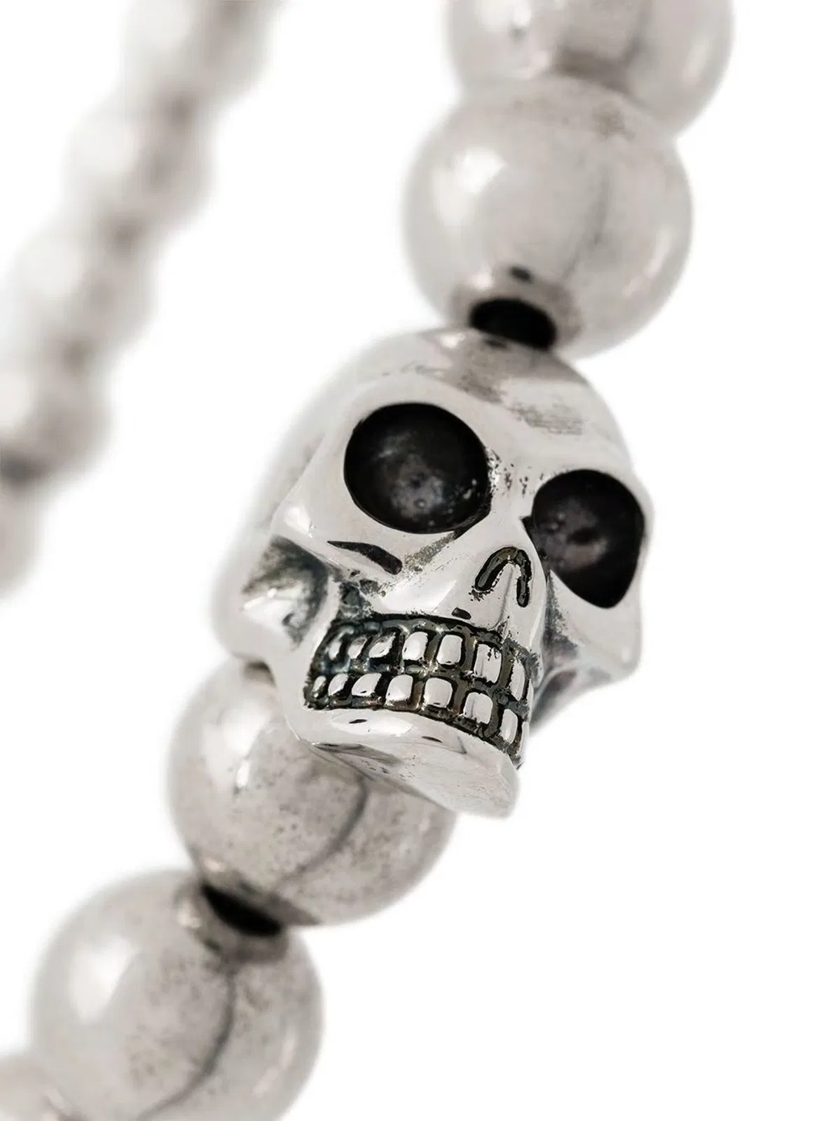 Alexander Mcqueen Silver Metal Bracelet