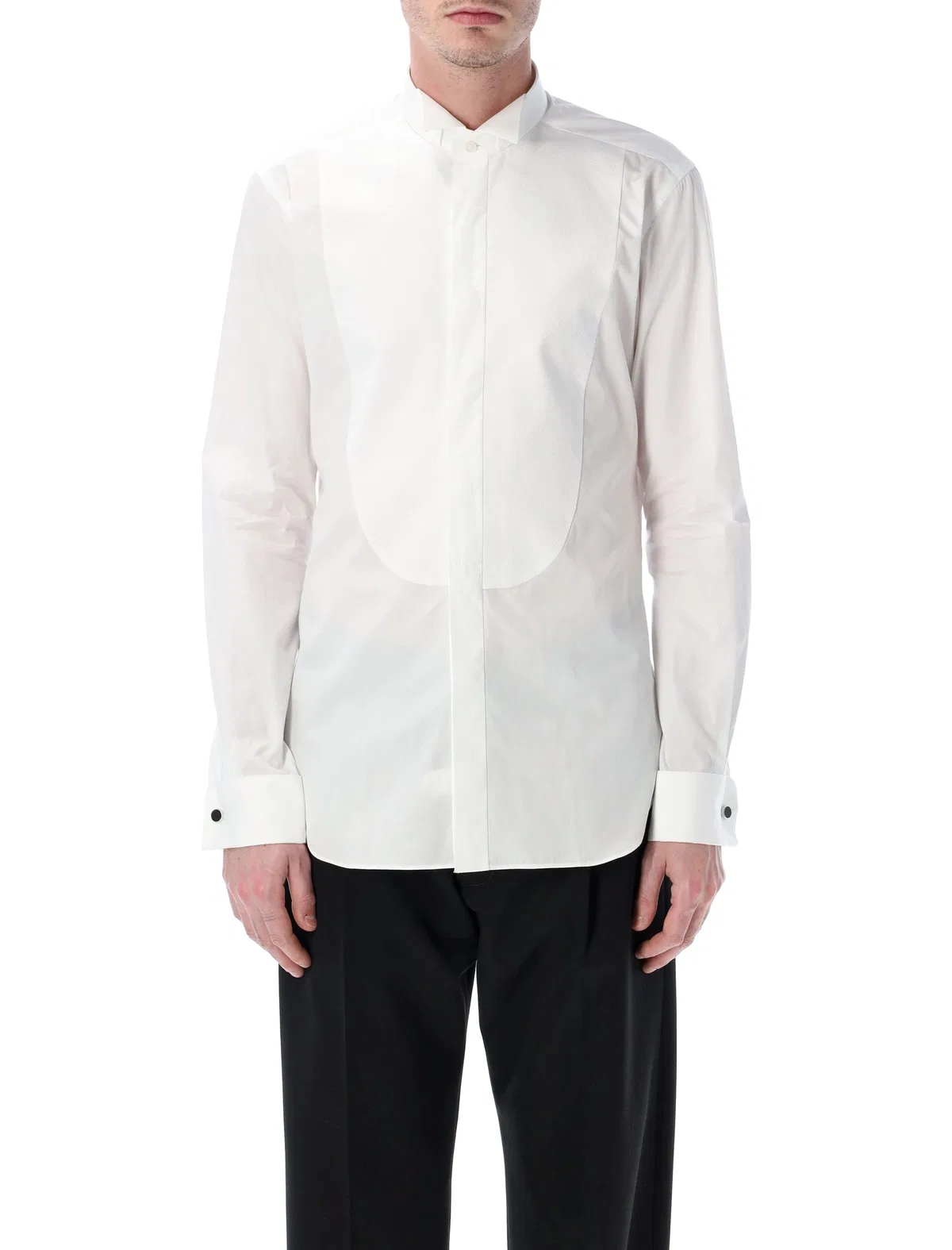 Xacus White Cotton Shirt