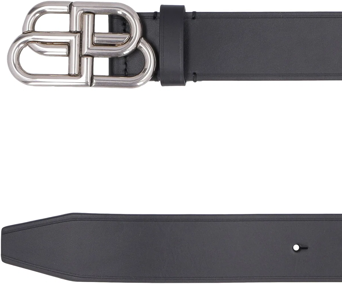 Balenciaga Bb Logo Buckle Belt