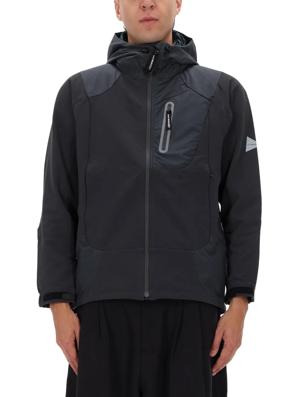 And Wander Grey Nylon Jacket