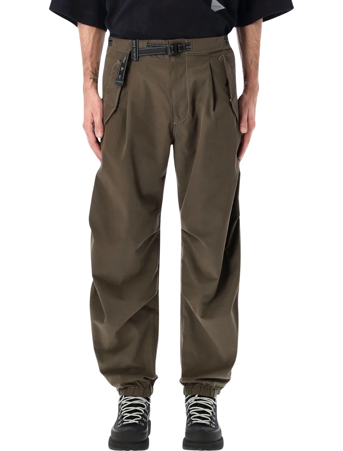 And Wander High Count Cloth Side Zip Hem Pants