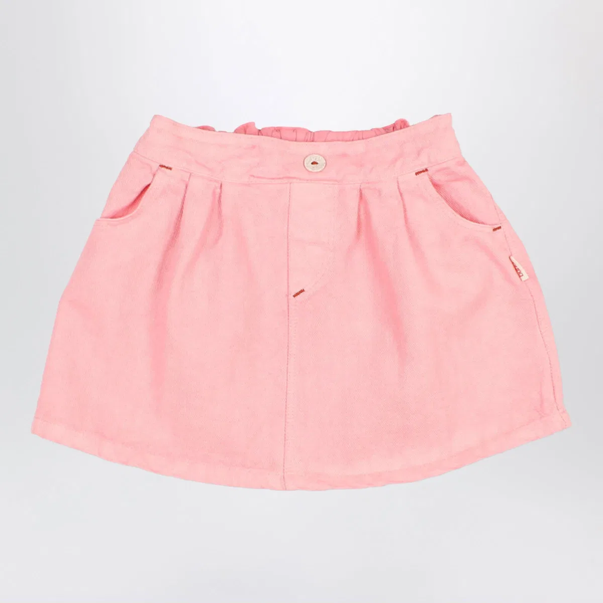 Búho Pink Cotton Blend Skirt