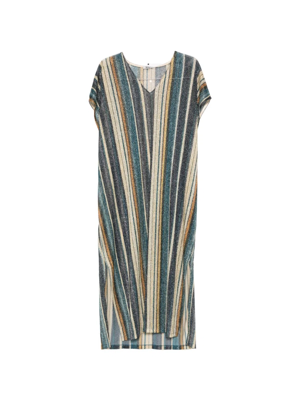 Siyu Zoe Striped Kaftan Dress