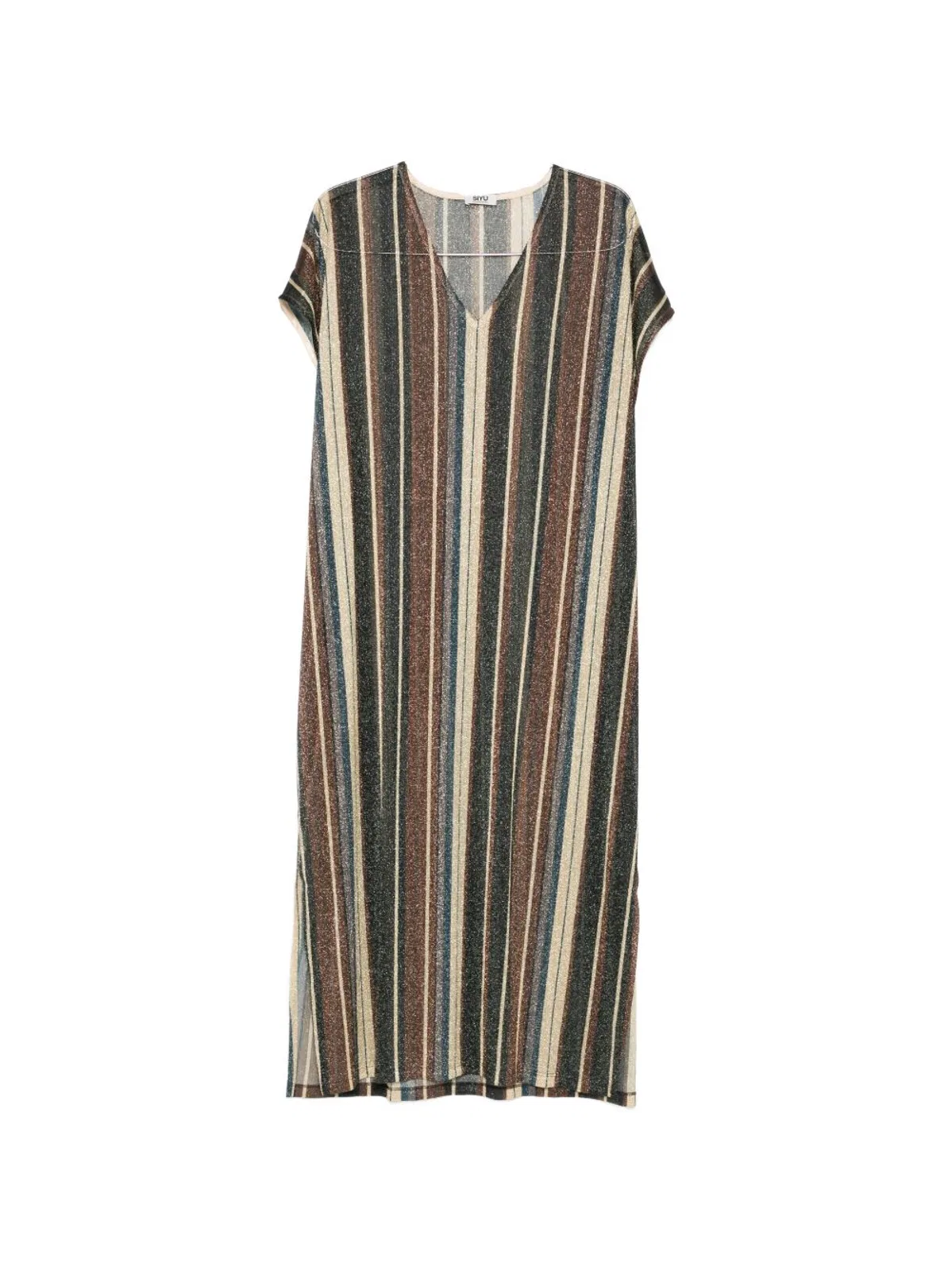 Siyu Zoe V-Neck Maxi Dress