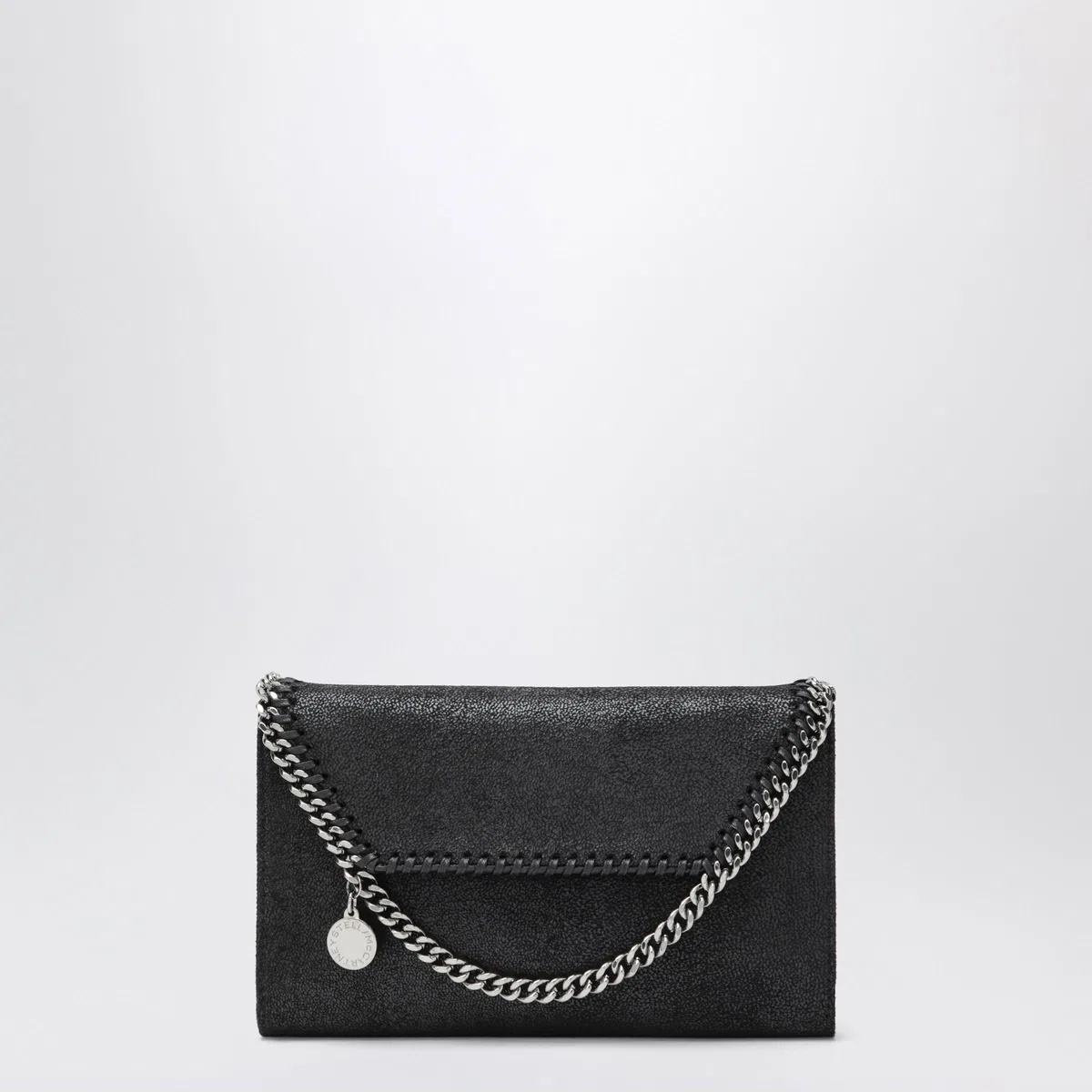 Stella Mccartney Falabella Crossbody Wallet Bag In Black