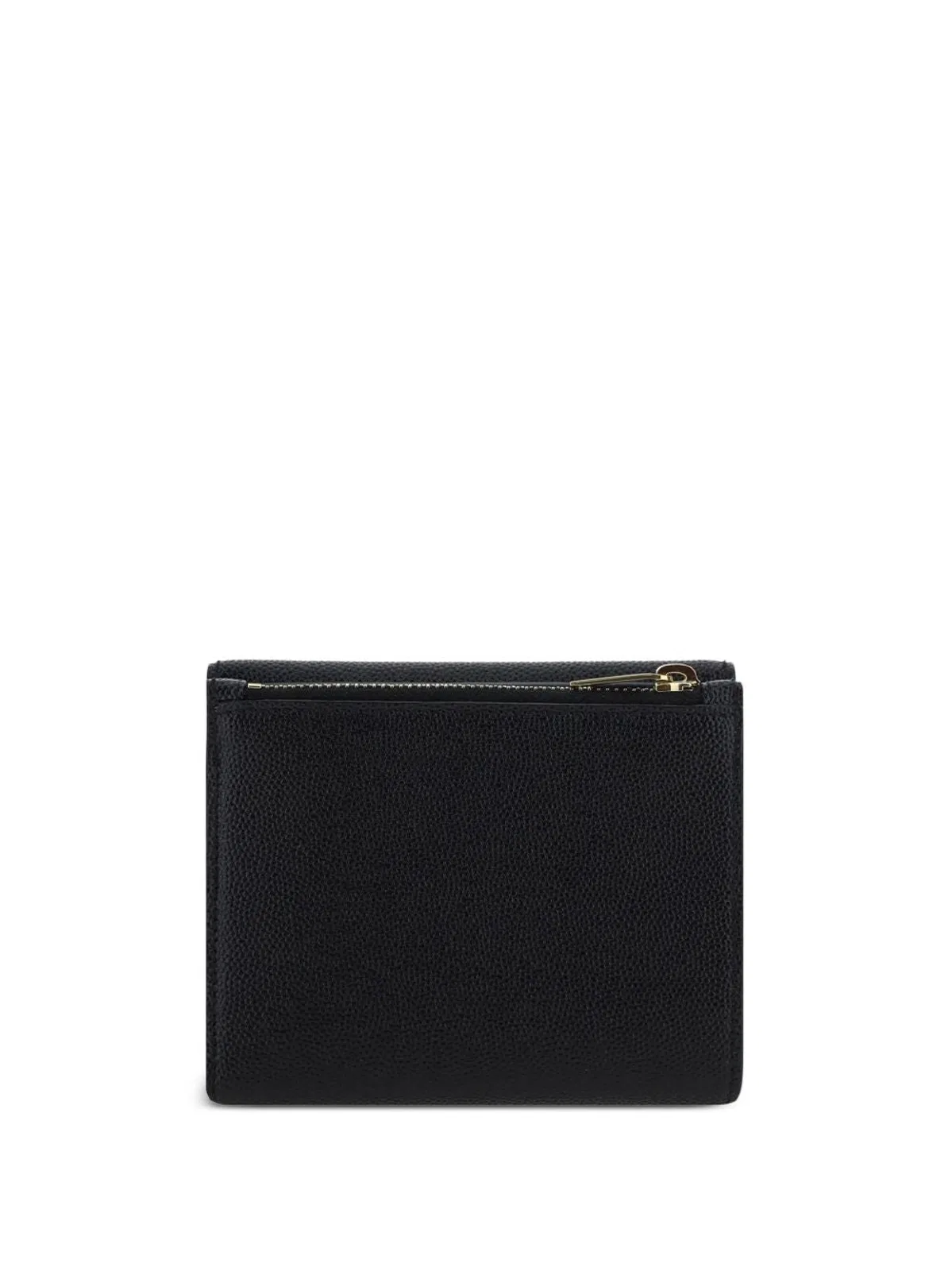 Saint Laurent Uptown Compact Wallet In Grain De Poudre