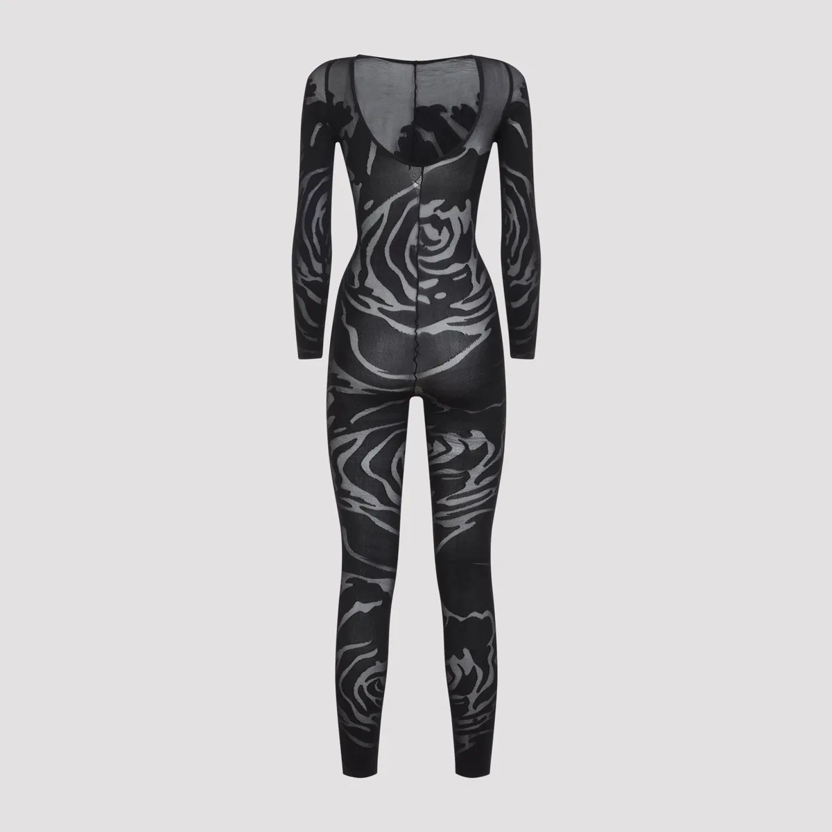 Wolford Black Rose Shadow Catsuit