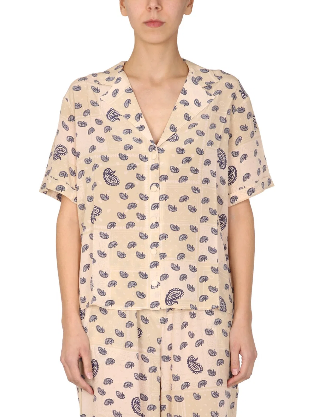 Être Cécile Paisley Print Shirt