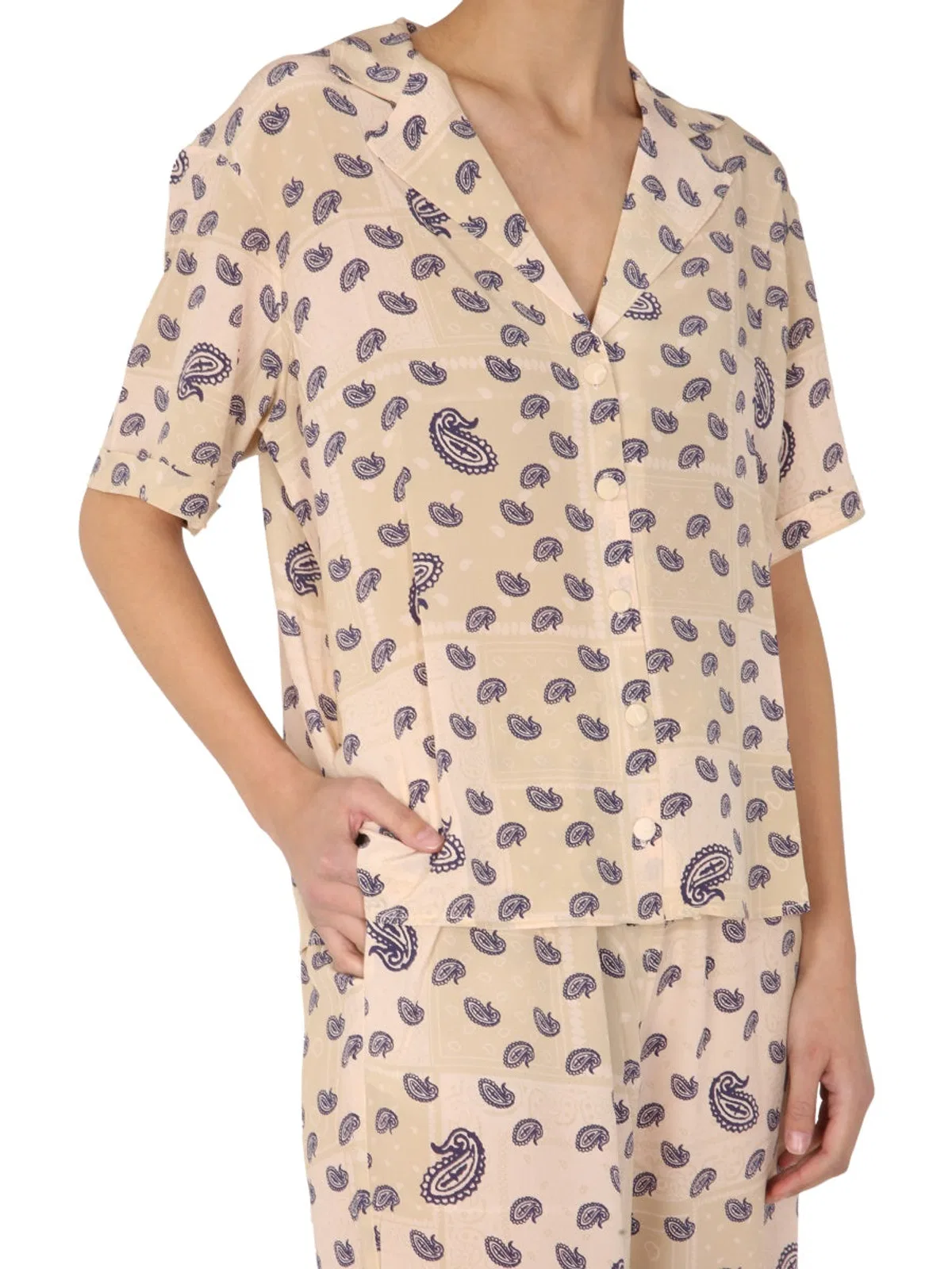 Être Cécile Paisley Print Shirt