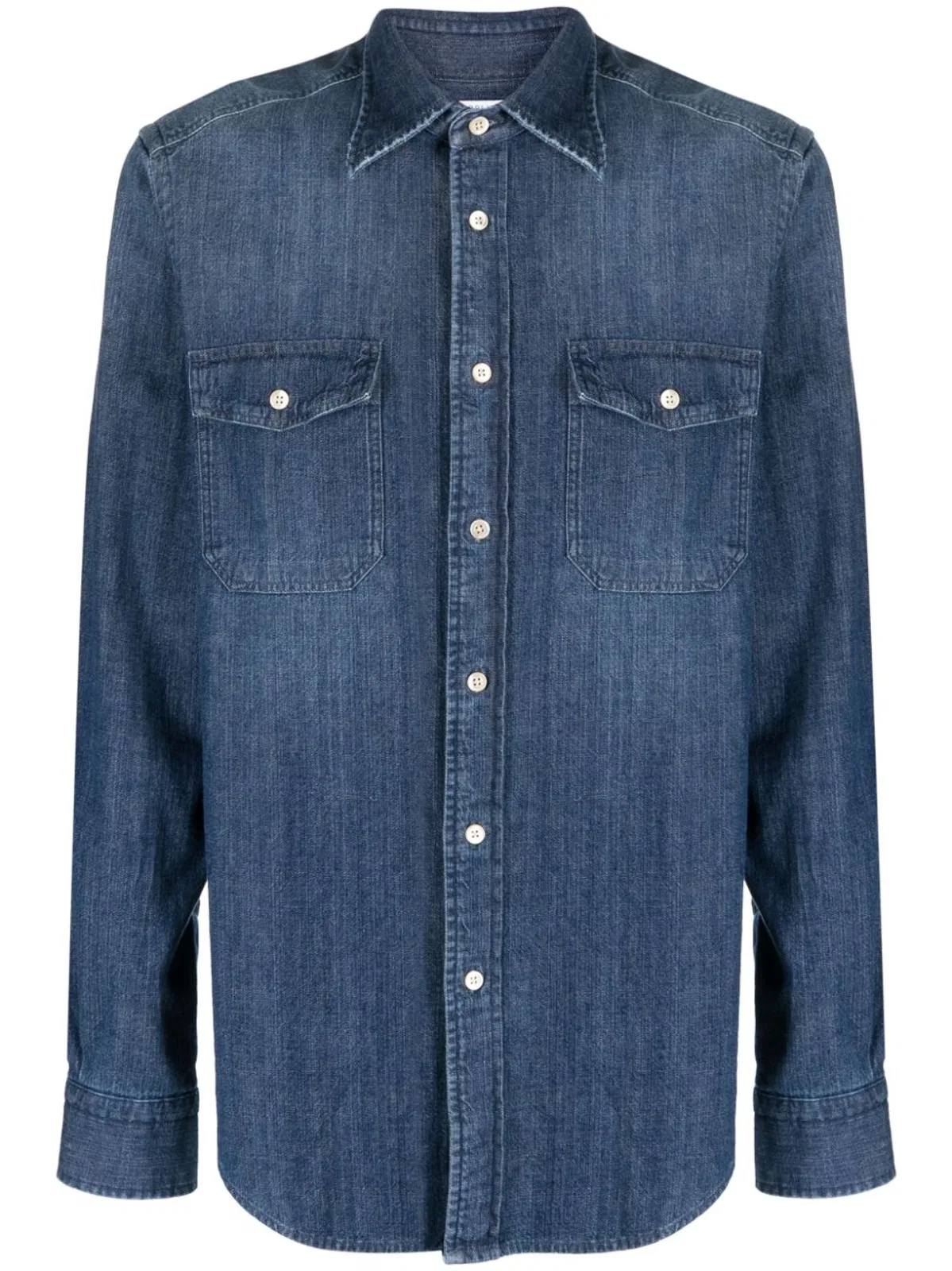 Boglioli Denim Button-Down Shirt