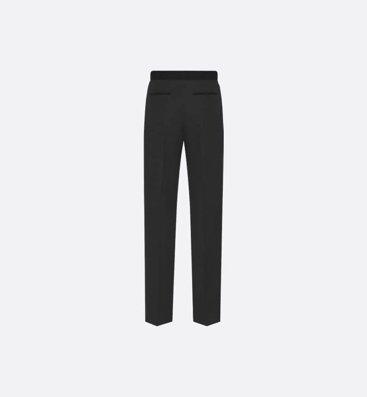 Dior Homme Black Wool Woven Pants