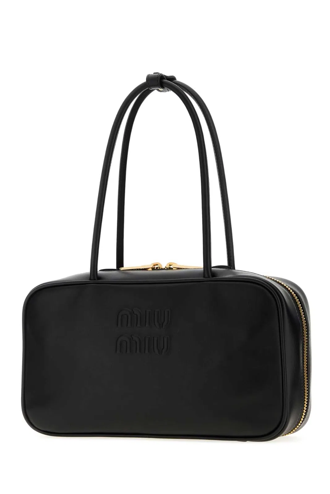 Miu Miu Black Leather Shoulder Bag