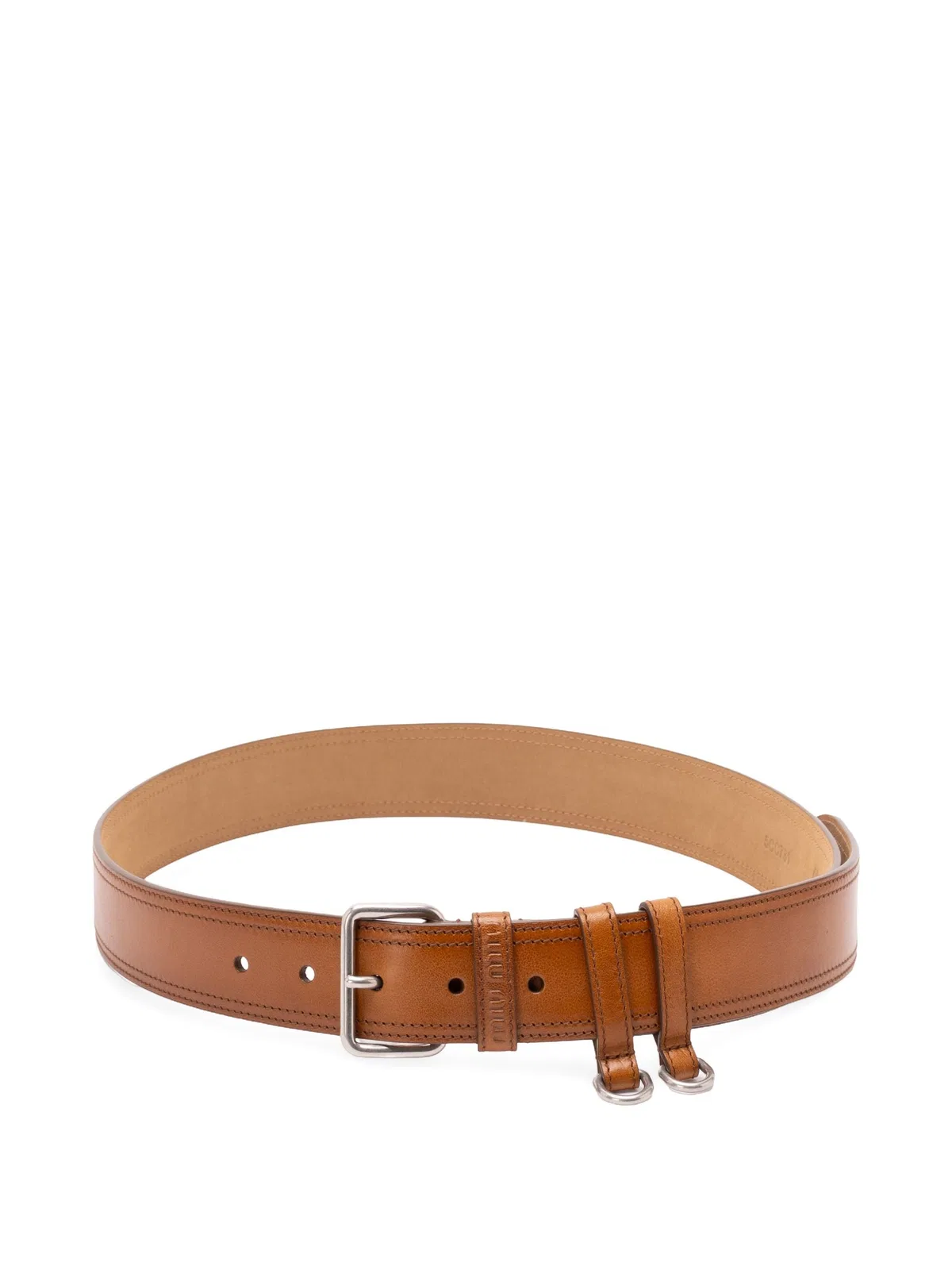 Miu Miu Caramel Leather Belt