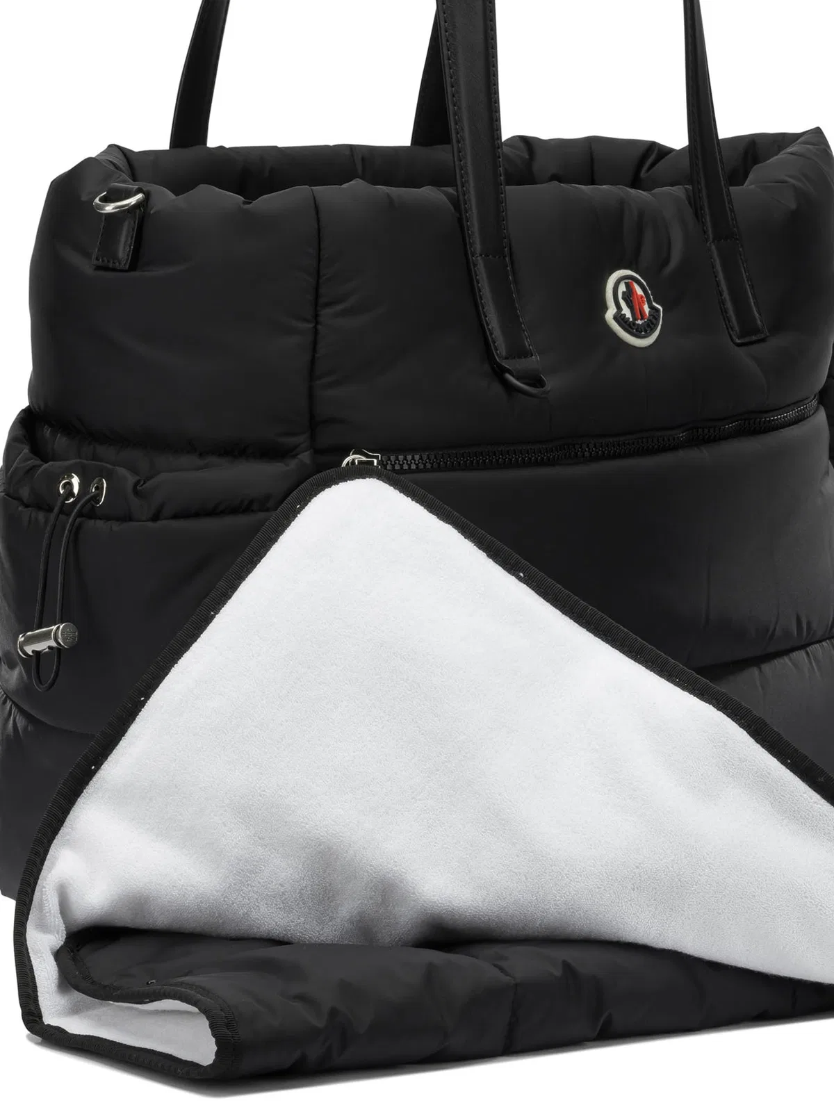 Moncler Kids Black Polyamide Crossbody Bag