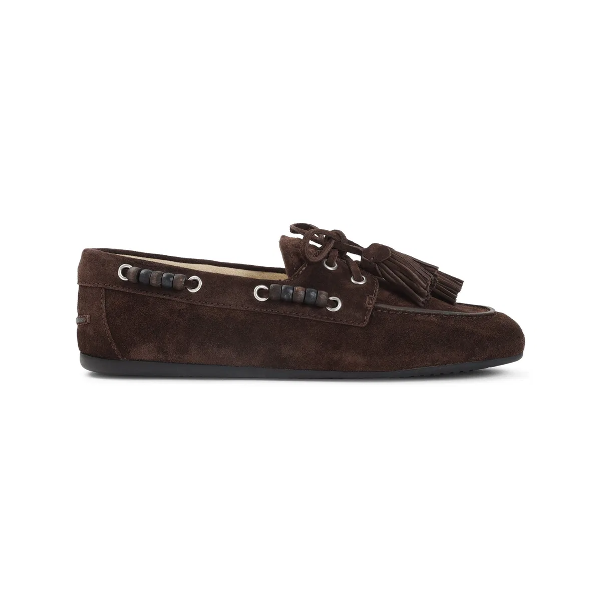 Miu Miu Moro Suede Leather Loafer