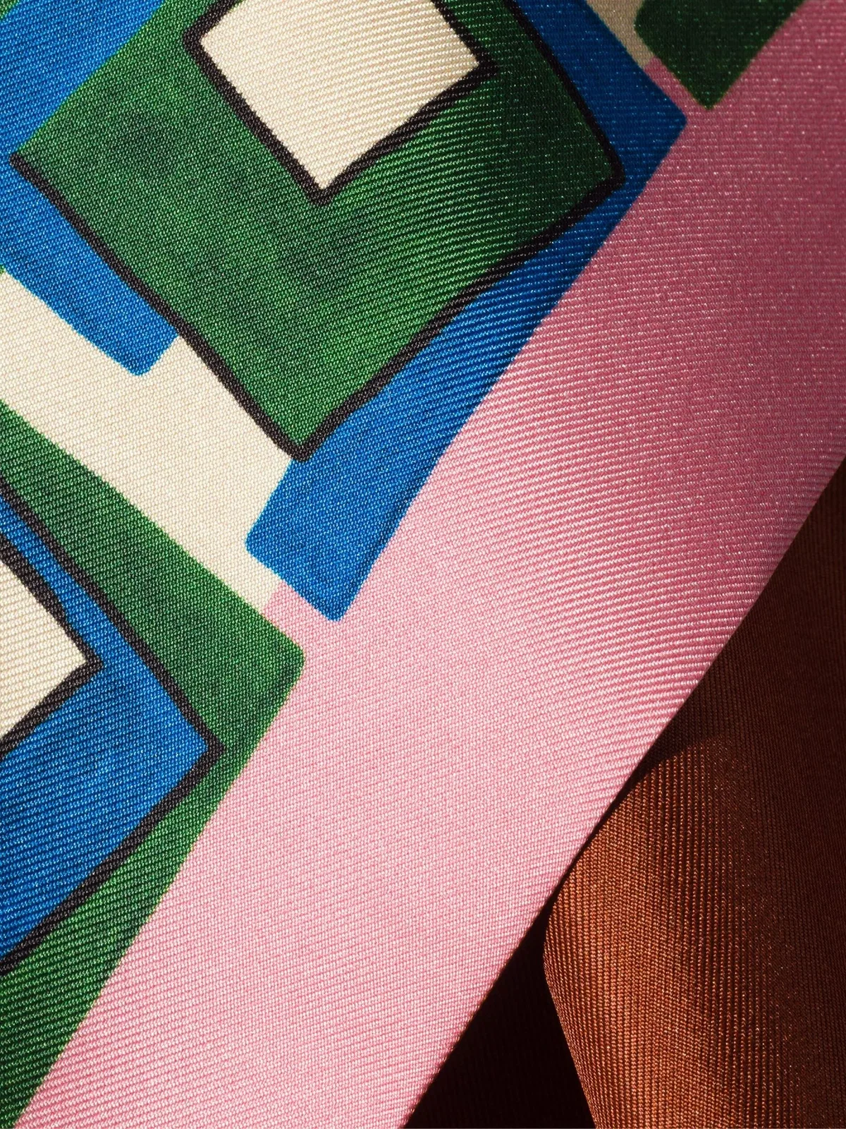 Miu Miu Printed Silk Scarf