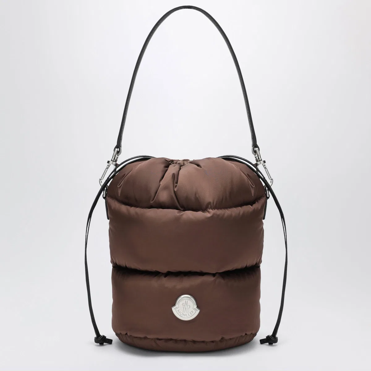Moncler Caradoc Bucket Bag In Burgundy