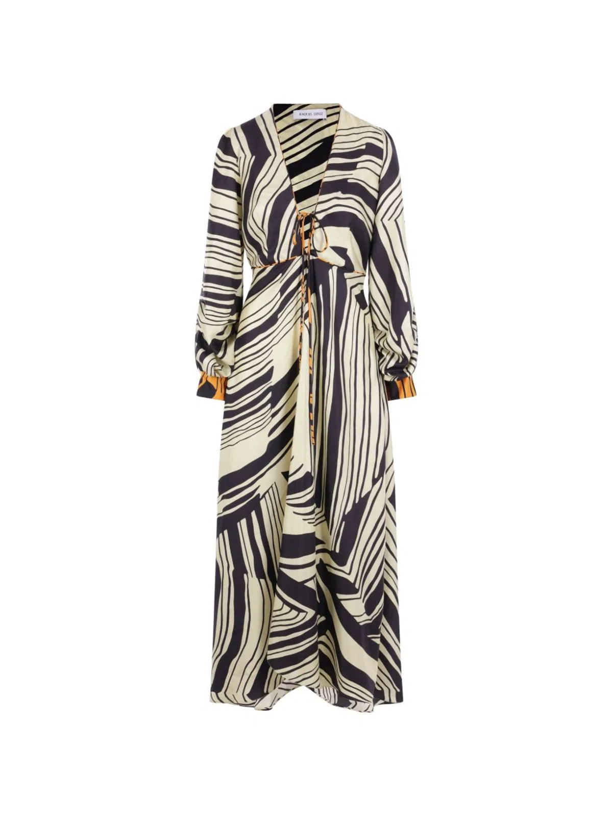 Raquel Diniz Multicolor Silk Dress